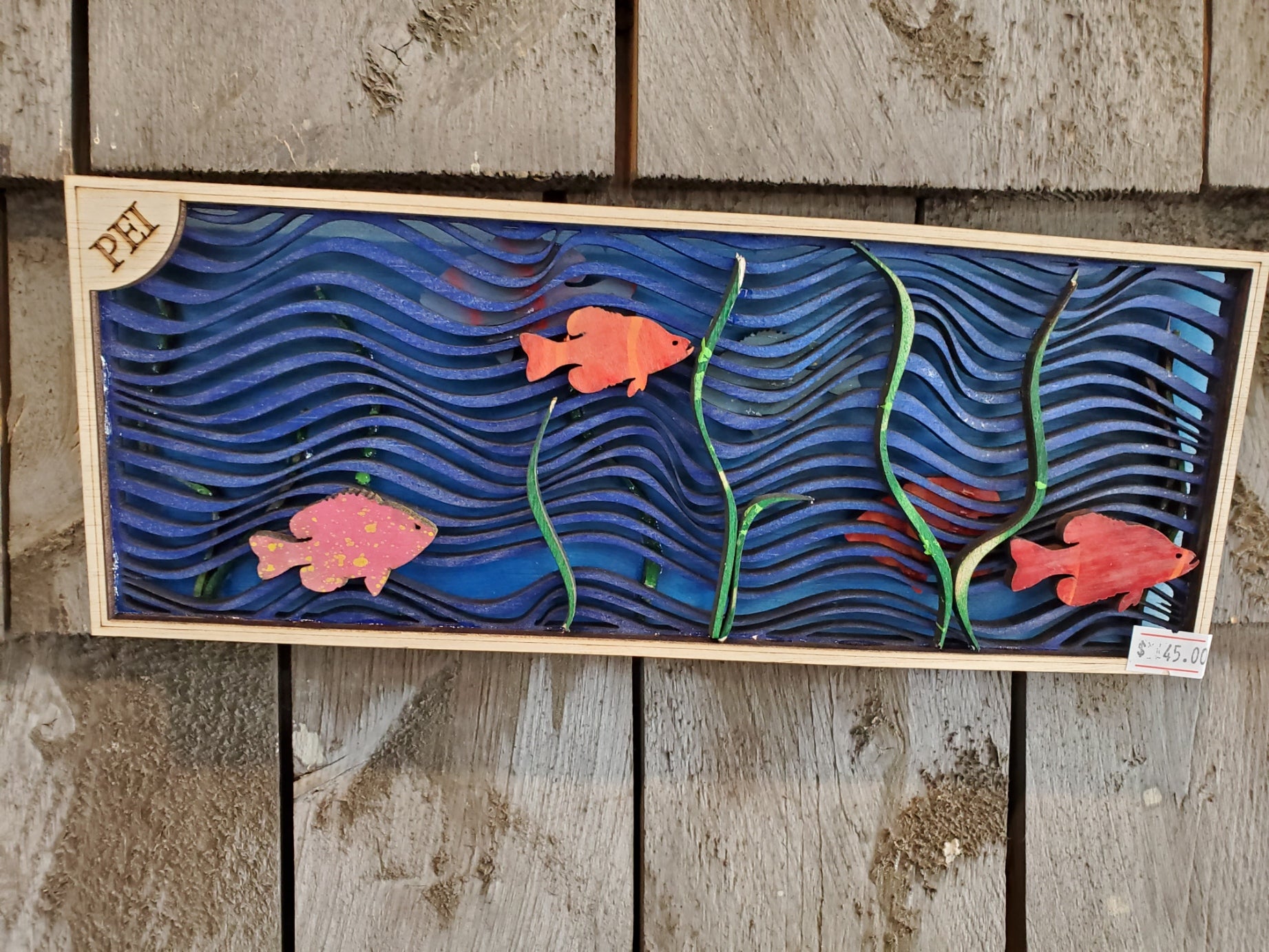 Fish in the waves - sold -